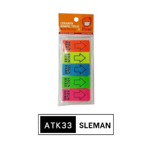Sticky Note Sign Here - Pronto