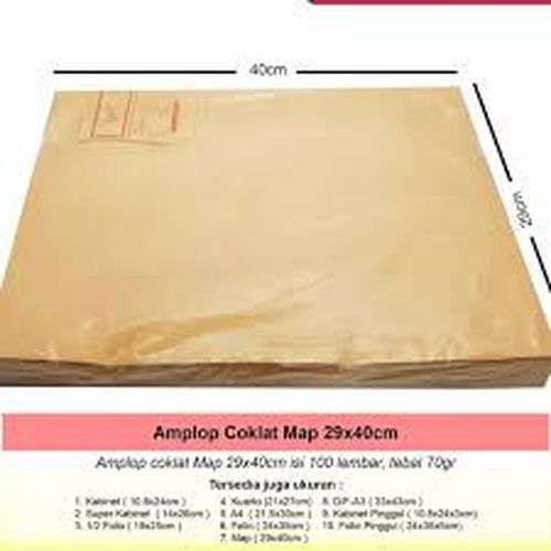 Amplop Ukuran Map Classic Besar