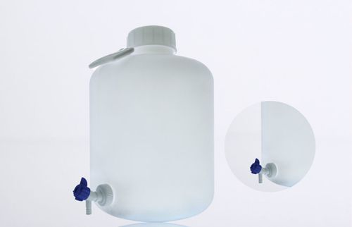 Bottle Wide Mouth Handy with Stopcock (Botol Lab) - AS ONE 4-5334 - 20 ...