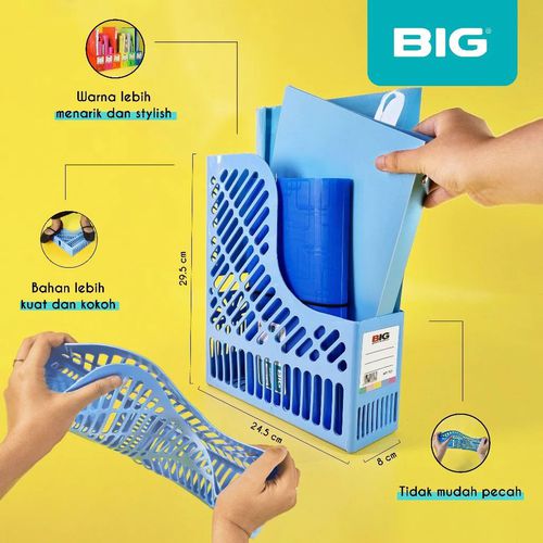 Box FIle Plastik / Sisbok - Biru