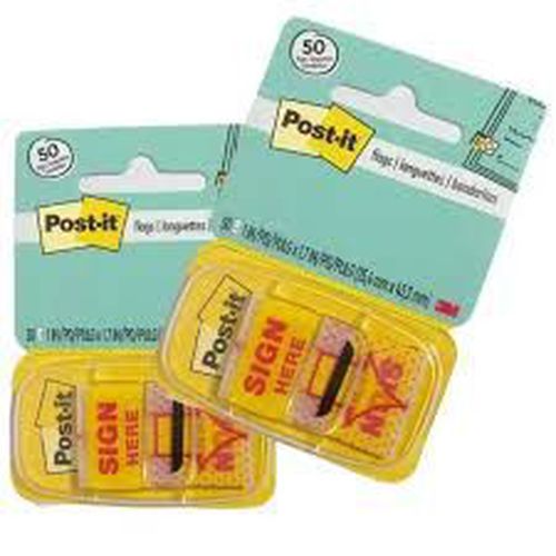 Post It Sign Here 3M