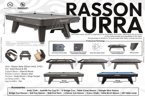 Meja Billiard Rasson Accura