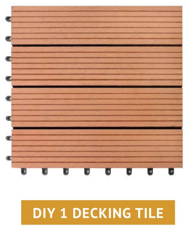 Jual WPC Decking Tile Kayu  Asri tipe DIY  1 Lantai  kayu  