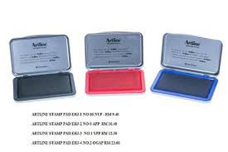 Stamp Pad Artline No.1 EHJ3 Uninked 67x106mm 1 Pack Isi 12 Pcs