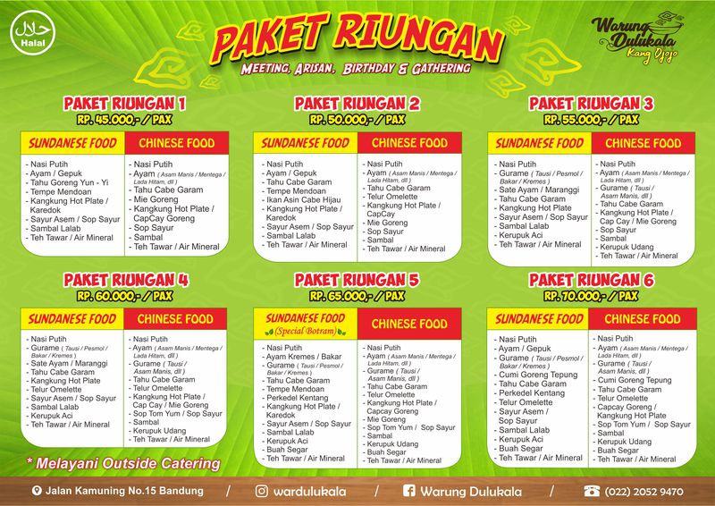 PAKET RIUNGAN - Paket Riungan 5