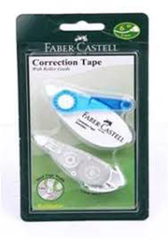 Faber Castell Correction Tape SR 506 + Refill (biru, hijau, pink