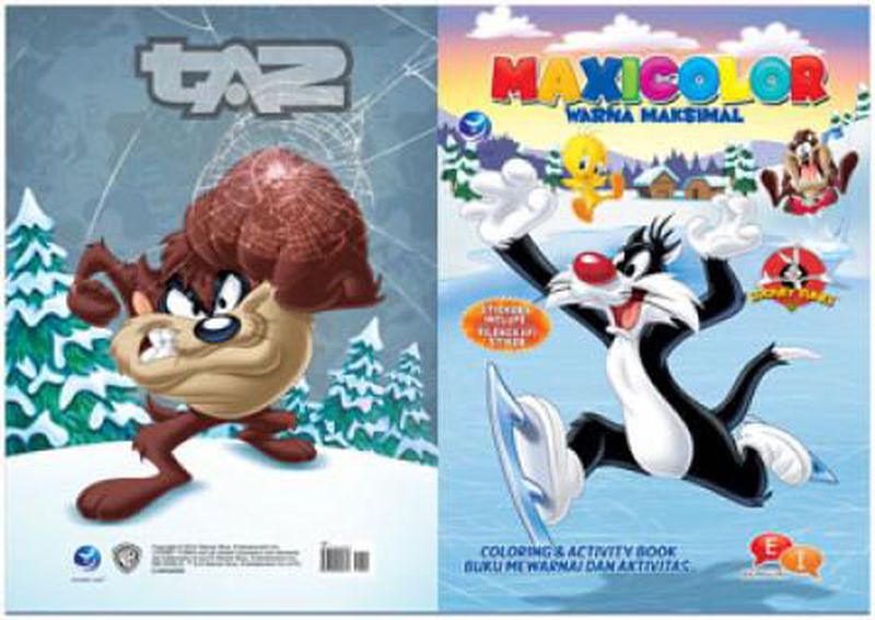 Buku Anak - Maxicolor, Warna Maksimal- Coloring & Activity Book, Buku ...