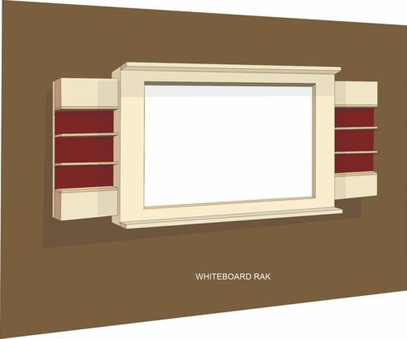 Wall Rack & Frame Whiteboard