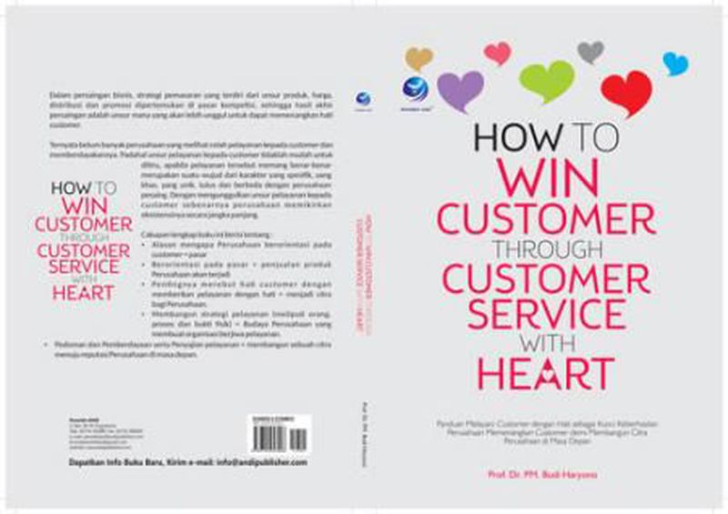 Buku How To Win Customer Through Customer Service With Heart