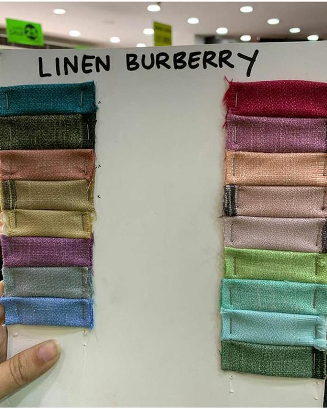 Linen burberry shop