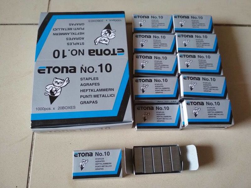 Isi Hekter Isi Stapler Staples Etona no 10