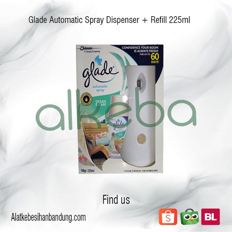 Pengharum Ruangan Otomatis  Merk Glade Reffil Dispenser