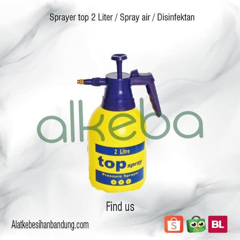 Botol Sprayer Serbaguna Warna Kuning 2 Liter