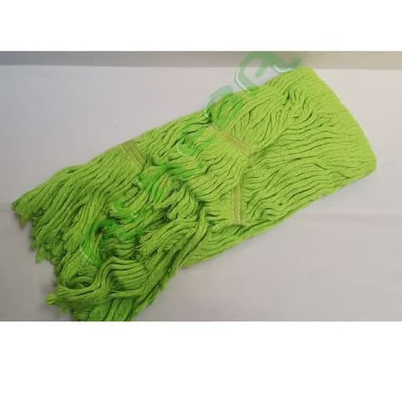 kain refill mop hijau / kain pel hijau