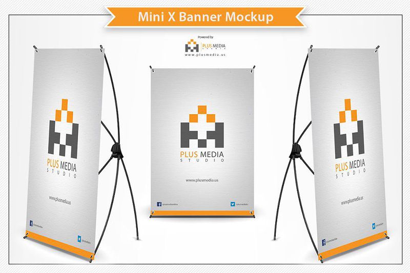 Cetak Print Mini X Banner