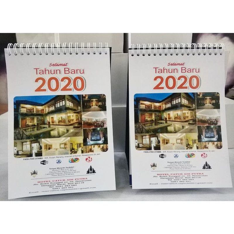 Cetak Print Kalender Calender Duduk Standard/Eksklusif