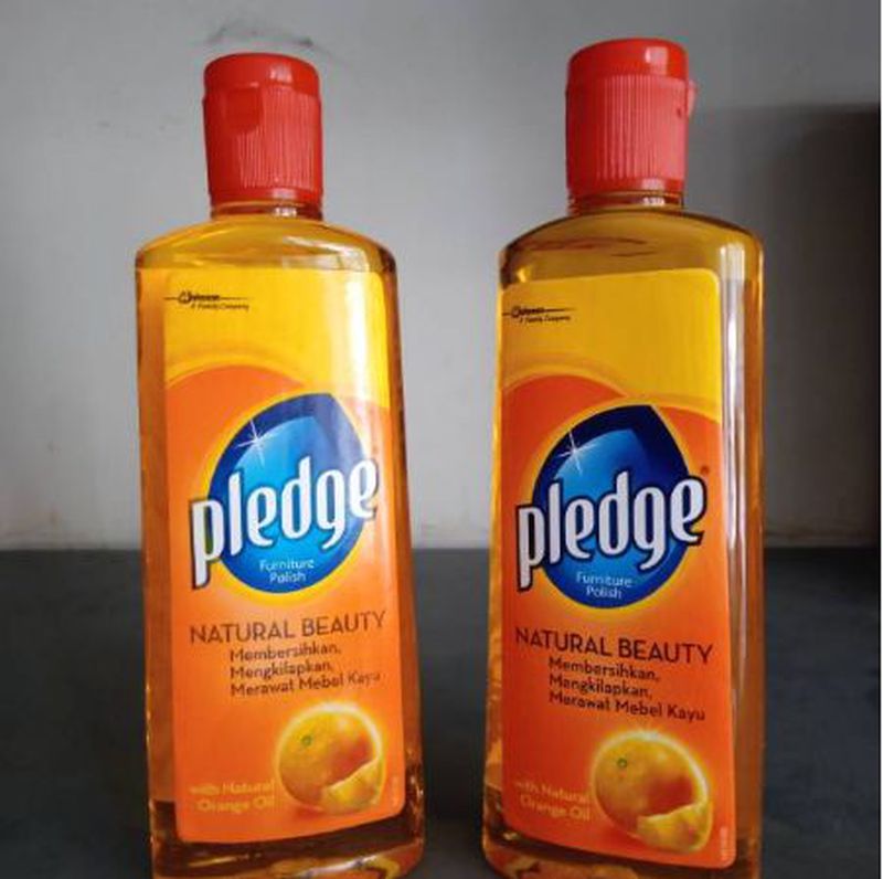 Pledge furniture polish pembersih mebel kayu