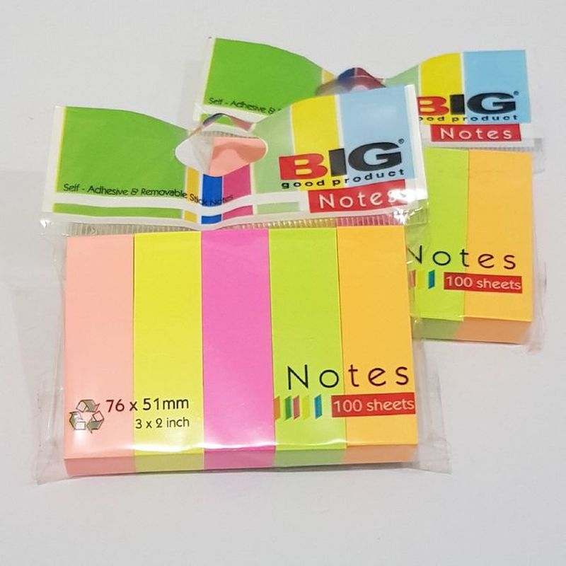 Post It Sticky Note Sign Here Merk Big Ukuran X Mm Warna