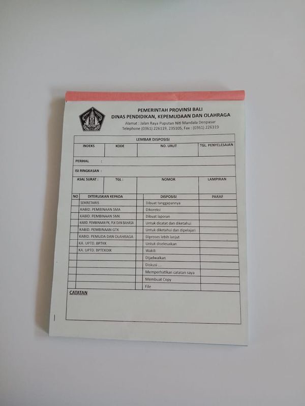 Cara Mengisi Lembar Disposisi Surat Masuk : Menangani ...