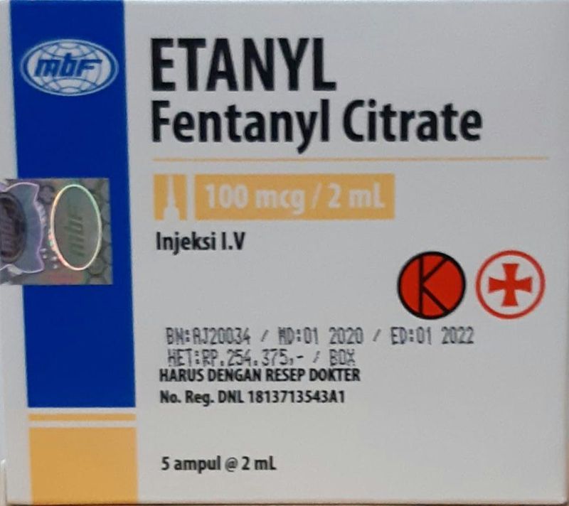 Etanyl Injeksi Box 5amp 2ml