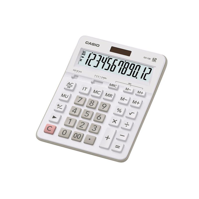 Casio Office Calculator GX-12B - Putih