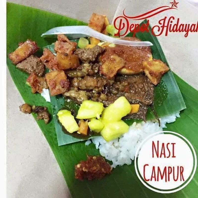 NASI RAMES/ NASI CAMPUR {BUNGKUS}