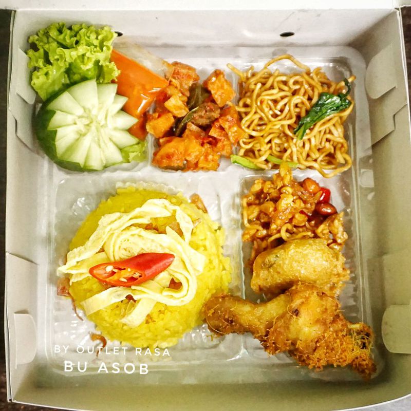 Nasi Kuning Kotak