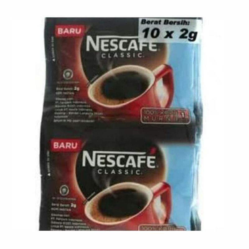 Kopi Nescafe Classic 10 x 2 gr