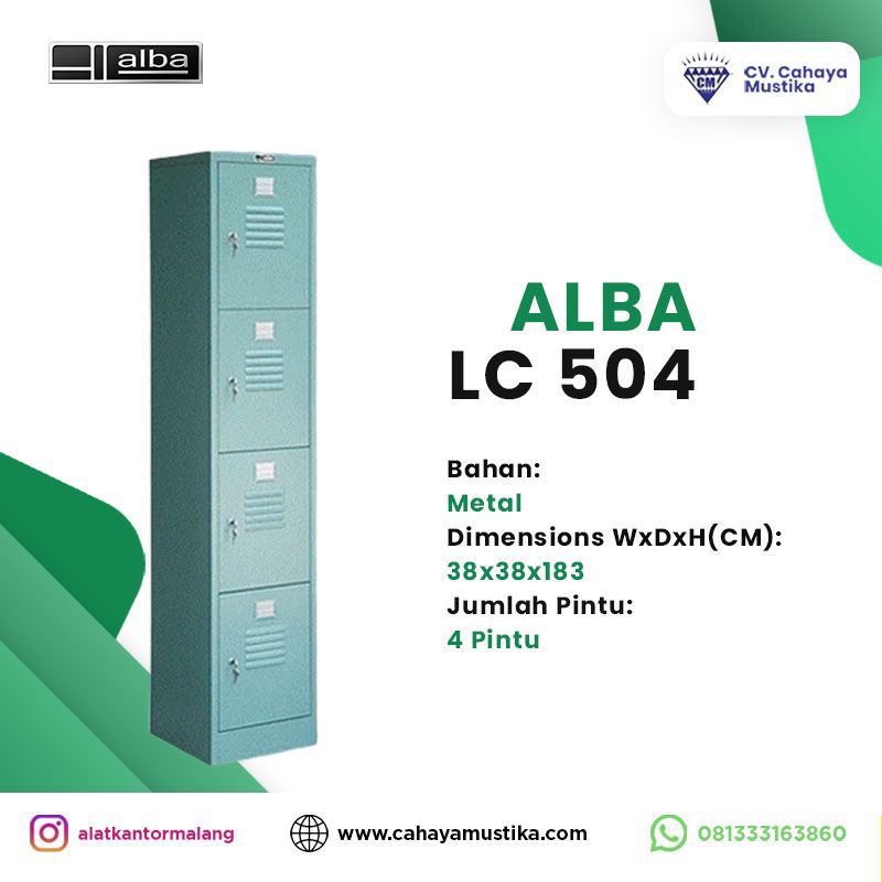 Loker Besi 4 Pintu Alba LC 504