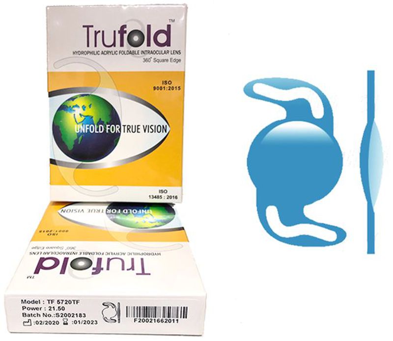 TRUFOLD Spheric Hydrophilic Acrylic Foldable Intraocular Lens