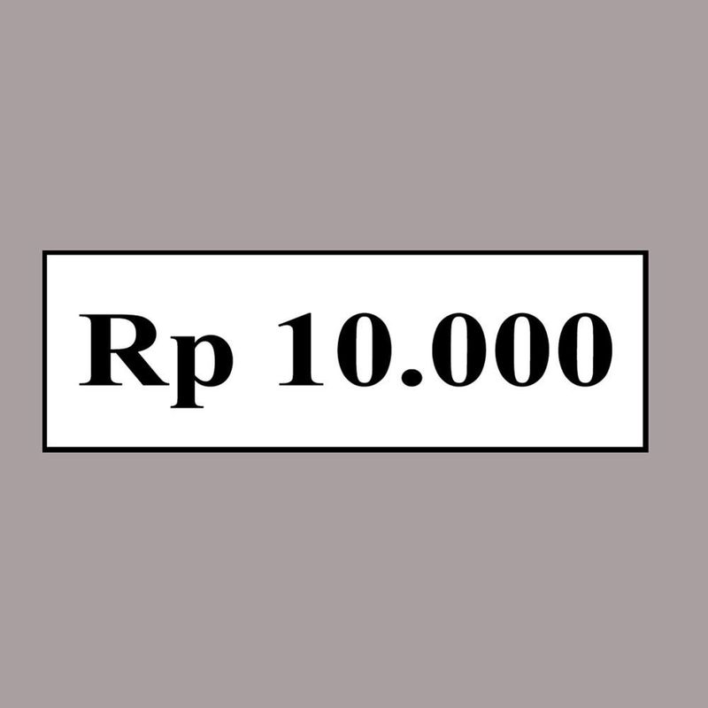 Sticker Harga 