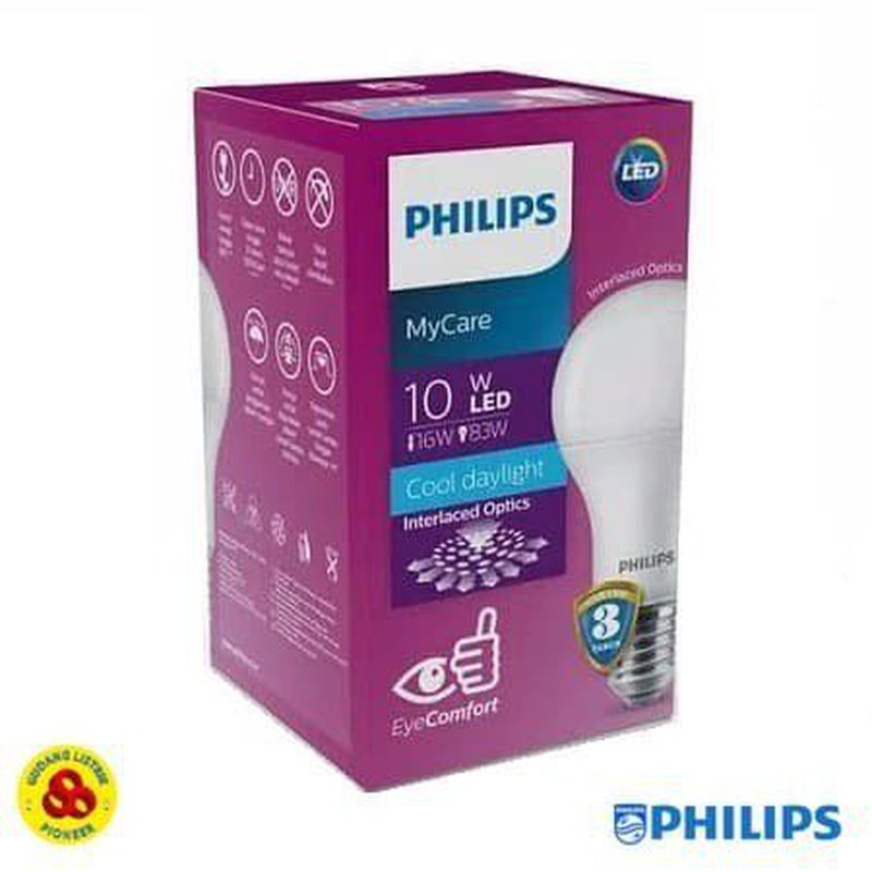  PHILIPS  Lampu  LED  MyCare 10W Putih