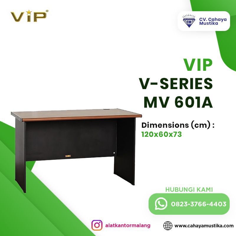 Meja Kerja Kantor Vip V Series Mv A Uk X X Cm