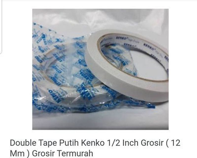 DOUBLE TAP PUTIH KENKO 1/2 INCH (12MM)