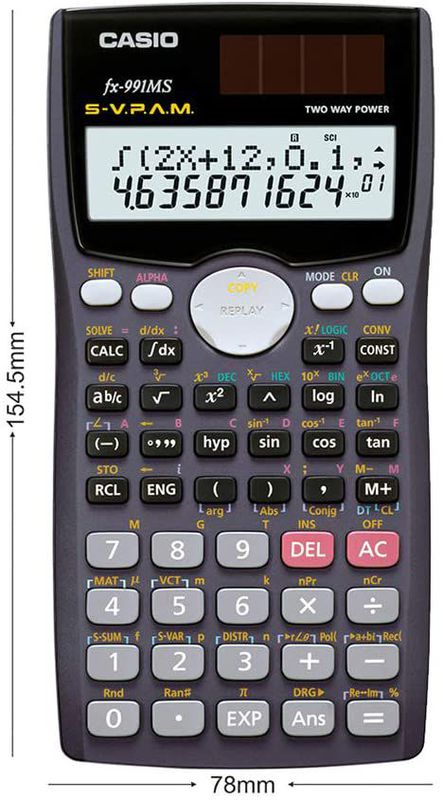 Kalkulator Casio Scientific Fx - 991 Ms