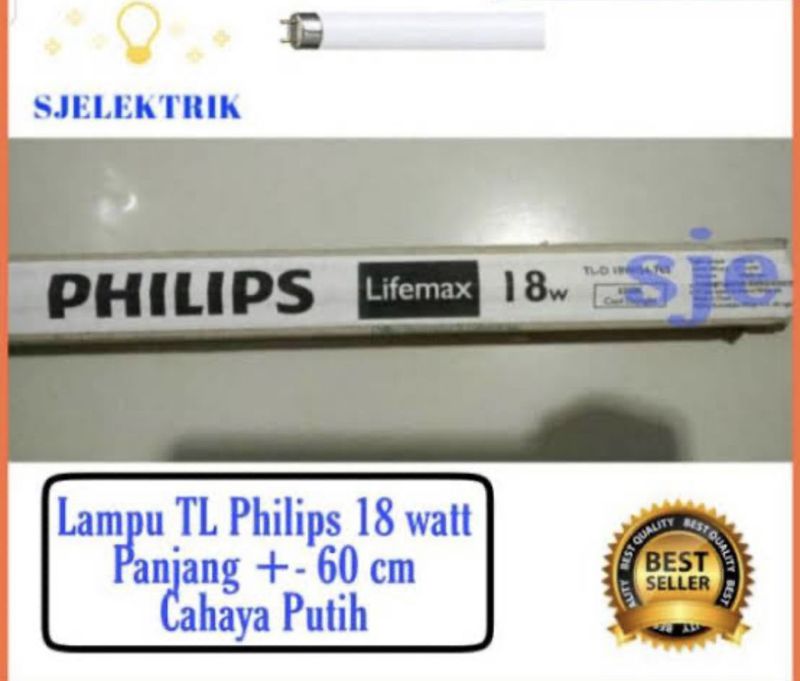 Lampu Philips TL 18 W