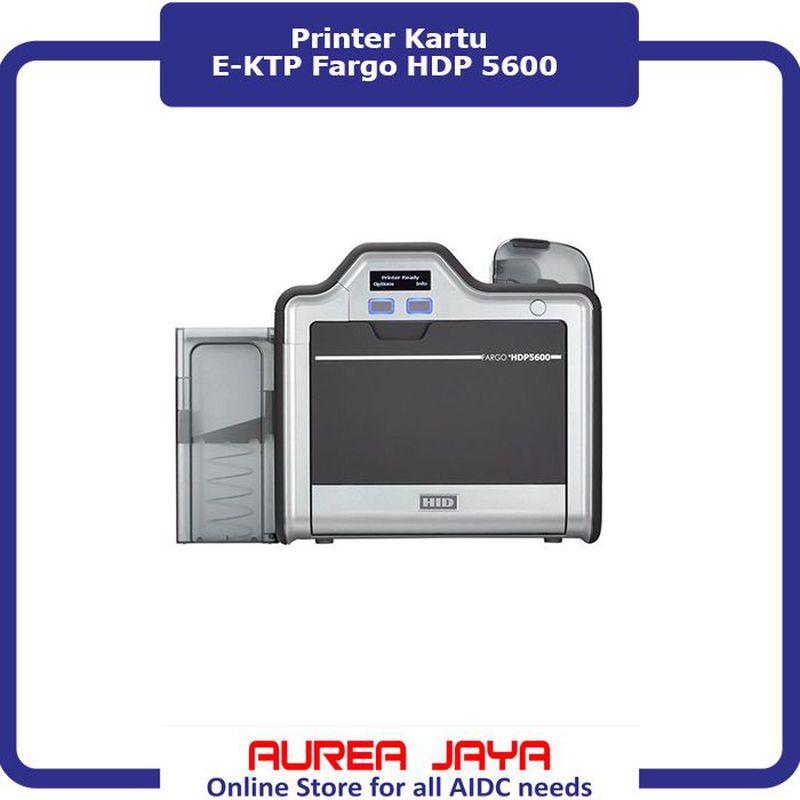 Fargo HDP5600 Reverse Transfer ID Card Printer With, 46 OFF