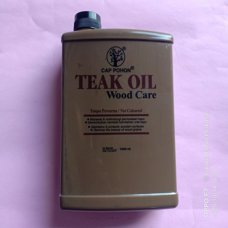 TEAK OIL 1000 ML CAP POHON
