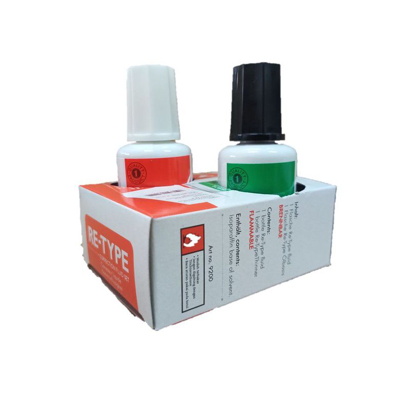 Correction Fluid Retype Set 9200