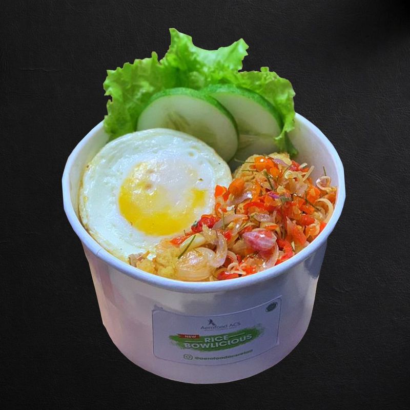 Rice Bowl Ikan Crispy Sambal Matah (Pre Order H1)