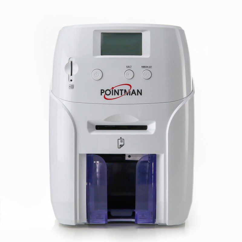 Printer ID Card Pointman Nuvia N20 Dual (Free Ribbon Warna & Kartu PVC)