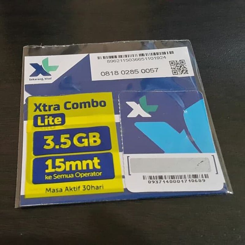 KARTU PAKET XL 3,5GB
