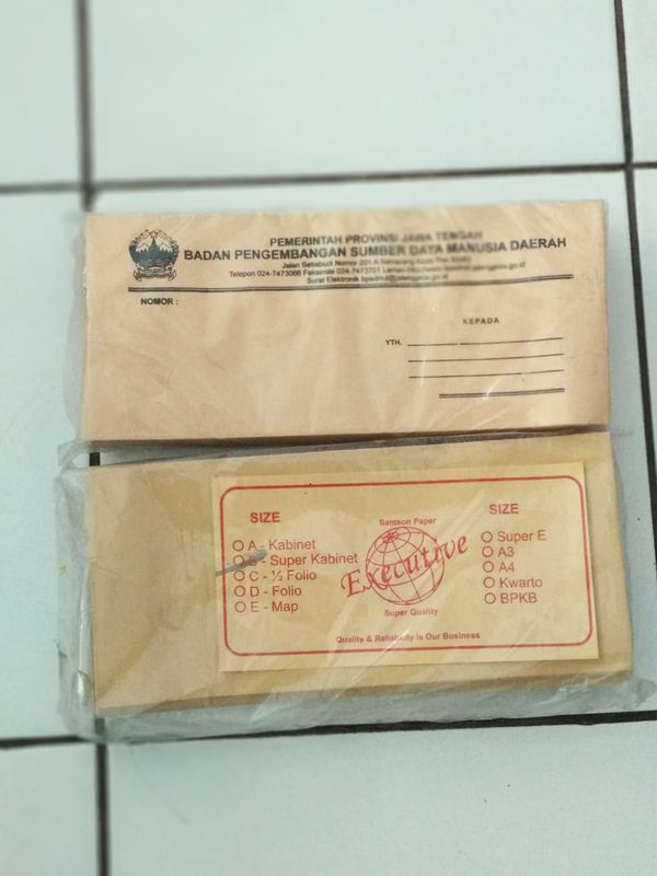 AMPLOP SURAT KOP DINAS KECIL