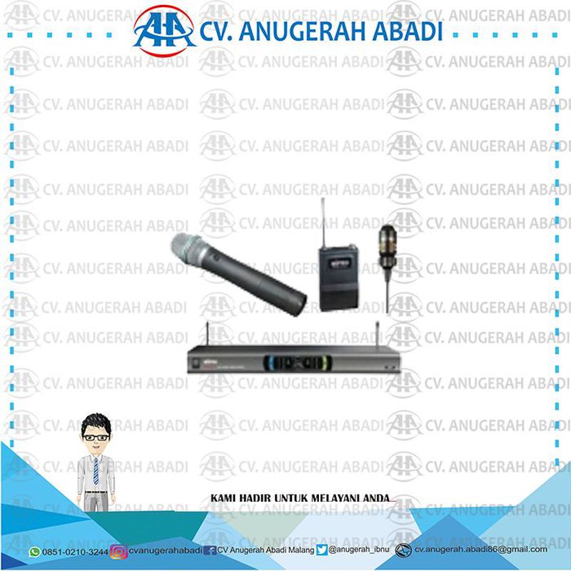 TOA ZWT502HAS WIRELESS MIC 2CH HANDHELD