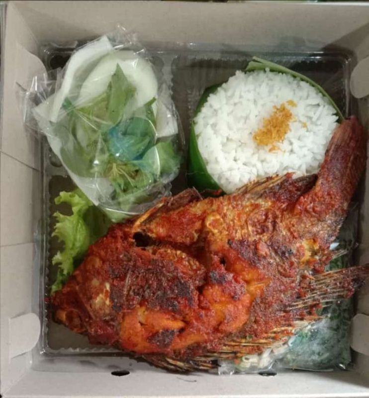 Nasi Kotak A Nasi Nila Bakar 30rb By Enggal Madiun