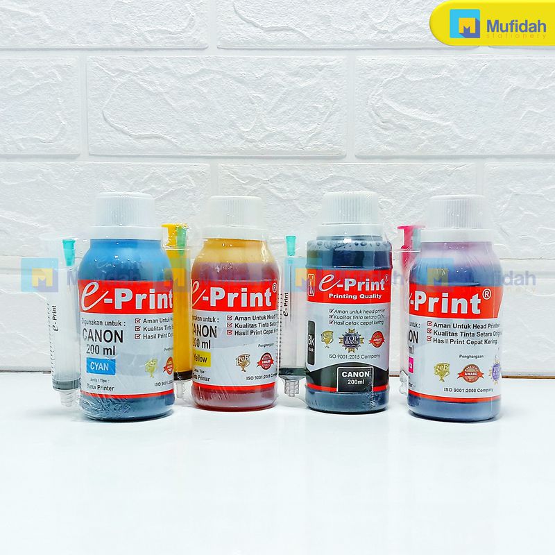 Tinta Print Canon E-Print 200ml - Hitam
