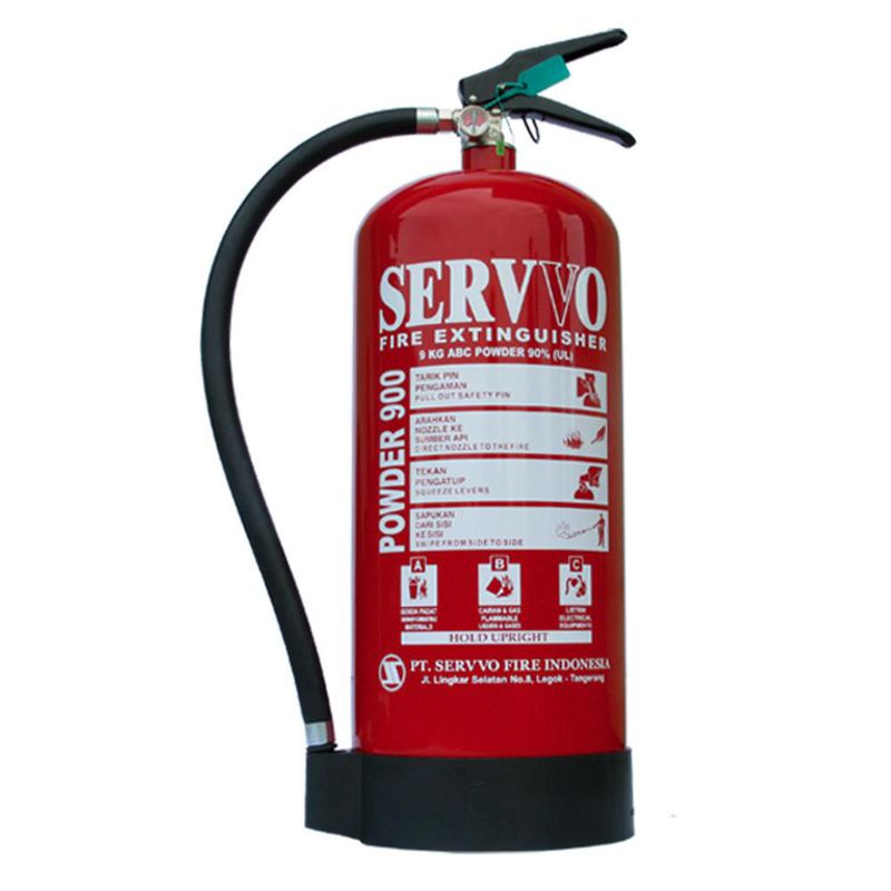SERVVO Fire Extinguisher Dry Chemical Powder ABC 90% P 900 ABC