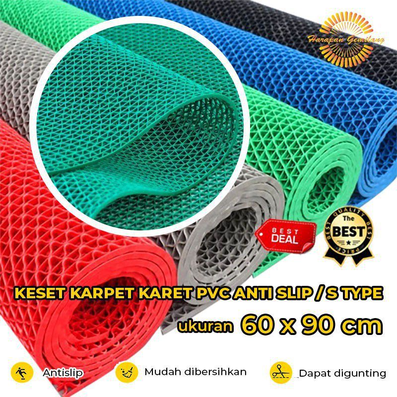 Keset Karpet Karet Pvc Anti Slip