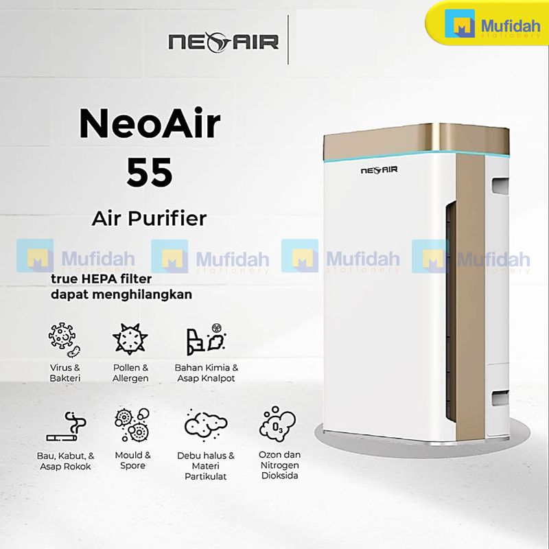 NeoAir 55 HEPA Filter Sterilizing UV Light Air Purifier dan Humidifier
