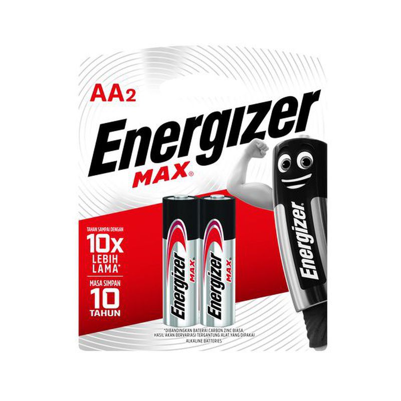 Battery Energizer Max Tahan Lama - Aaa 2 Pcs